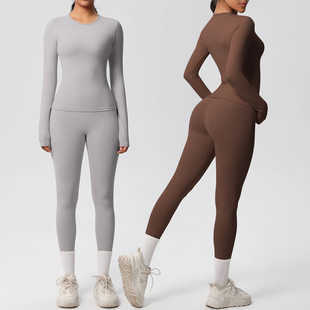 Winter Clothing Logos - JUREN 2ピースヨガスーツ スポーツセット レディース スポーツウェア ジムセット