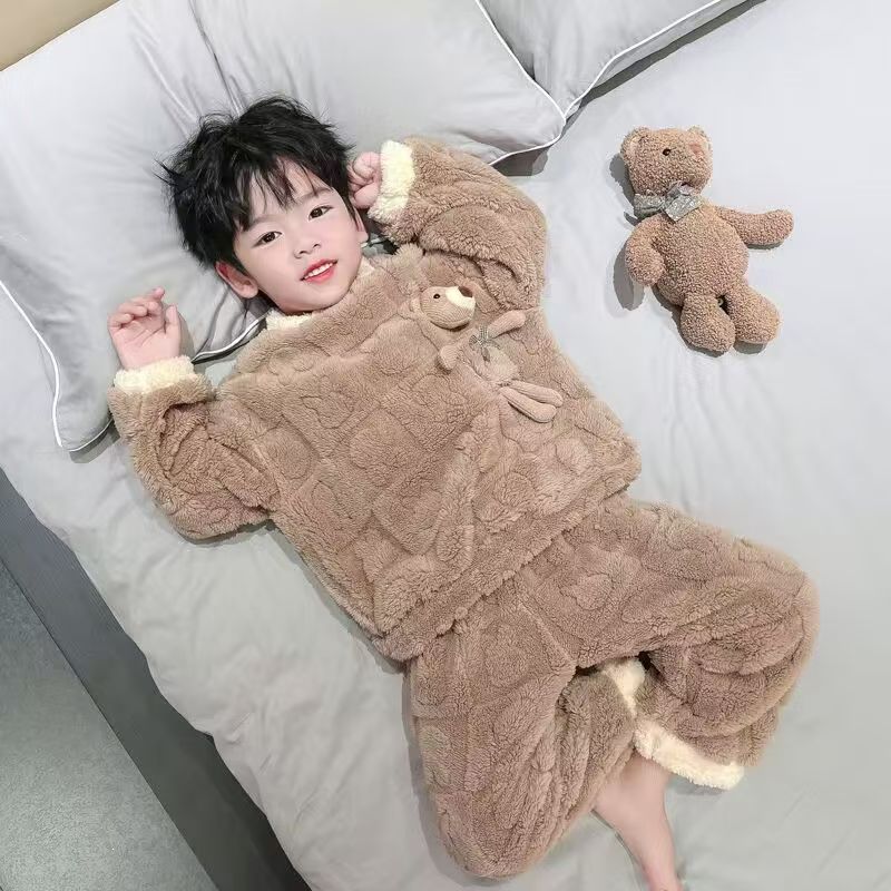 Winter Clothing For 1 Year Old Girl - 2026秋冬フランジスリープウェア 女の子 男の子 長袖ホームウェア ベビー キッズ