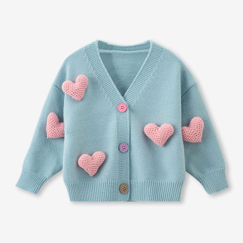 Winter Clothing For 1 Year Old Girl - 男の子と女の子のための3次元ニットカーディガン,子供のためのセーターコート,韓国の服,秋冬服,2〜8年