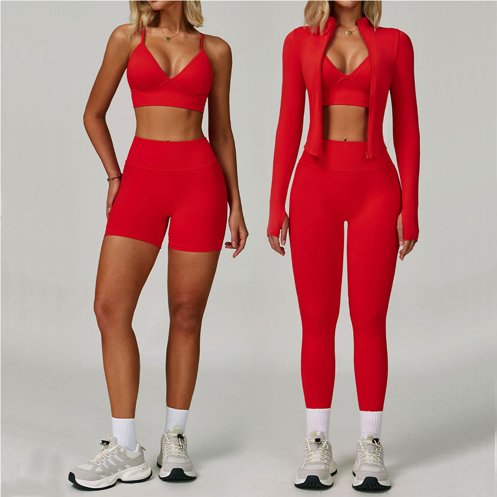Winter Clothing Logos - 2/3ピースヨガスーツスポーツセット レディーストラックスーツ ジムセット シームレスランニングワークアウトセット プッシュアップ長袖スポーツジャケット ヨガウェア