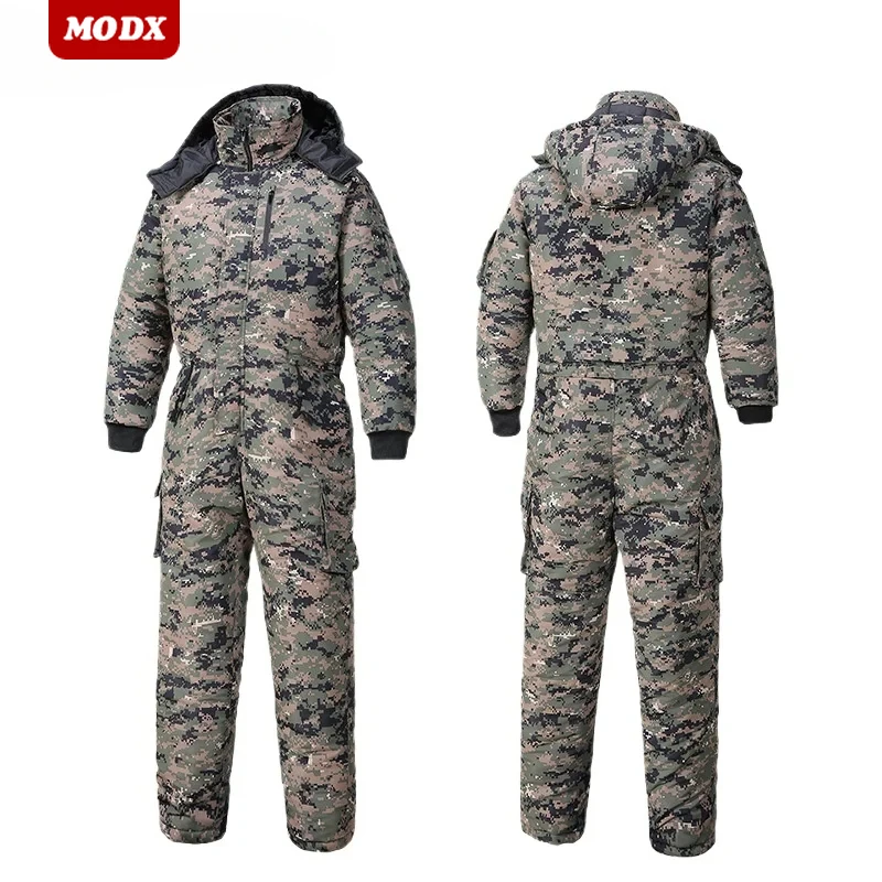メンズ厚手コットンジャンプスーツ,防風・防水作業服,戦術服, - Winter Clothing Men Style のレビューと価格