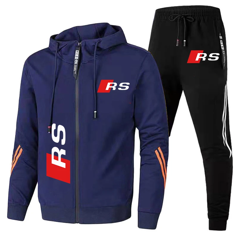 秋冬メンズ服トラックスーツアウディ RS ロゴプリントスポー - Winter Clothing Logos のレビューと価格