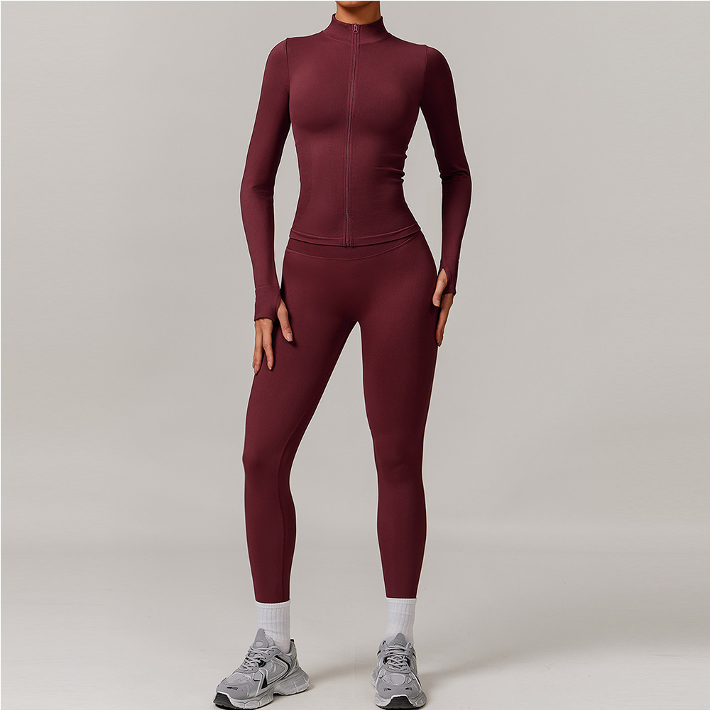 2/3ピースヨガセット 女性用ワークアウトセット シームレス - Winter Clothing Logos のレビューと価格