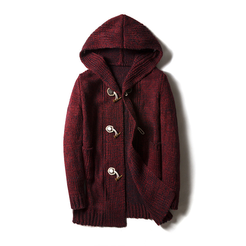 DIMUSI 冬のメンズセーターファッション男性ロングニット - Winter Clothing Men Style のレビューと価格