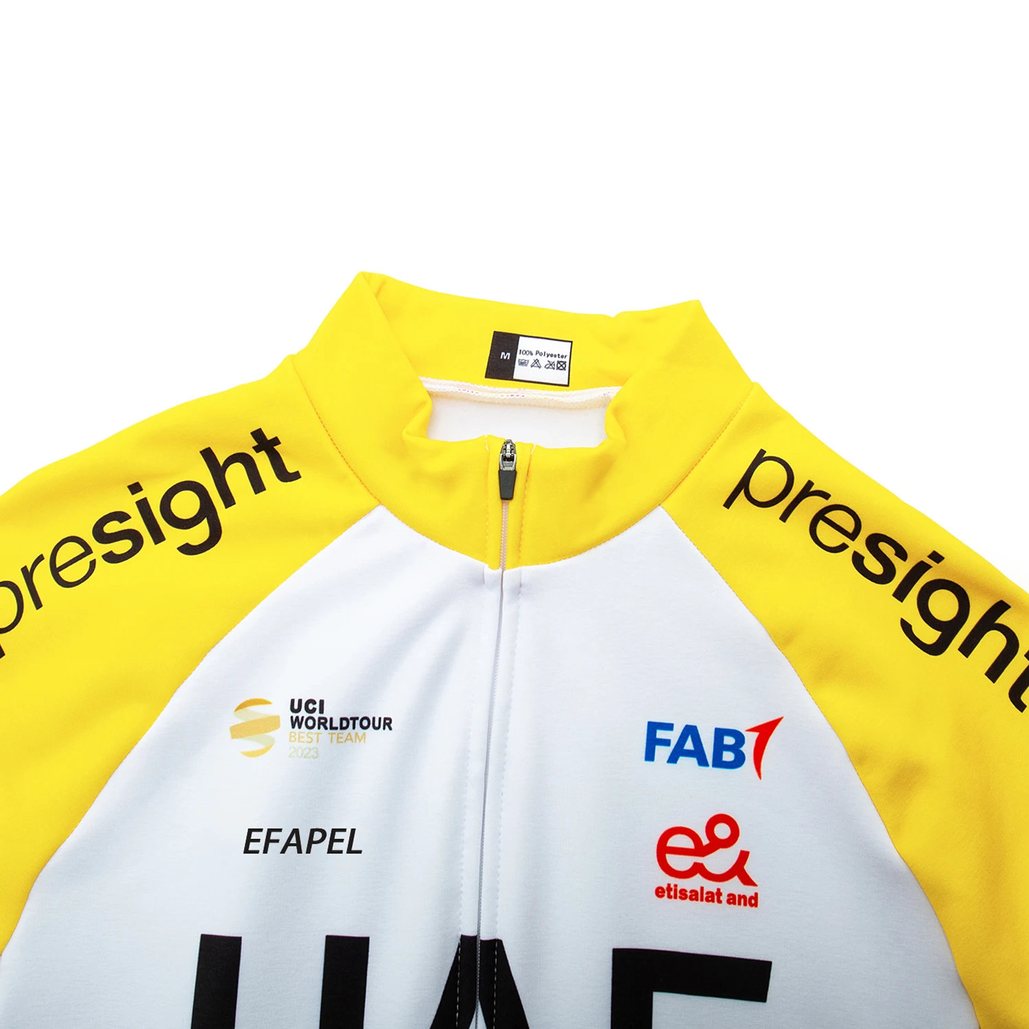 新しい黄色のサイクリングジャージ冬 2027 UAE チーム - Yellow Winter Clothing のレビューと価格