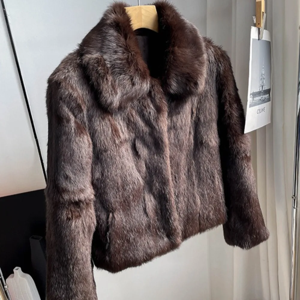 Natural Rabbit Fur Coat Women  - Winter Clothing Wholesale のレビューと価格
