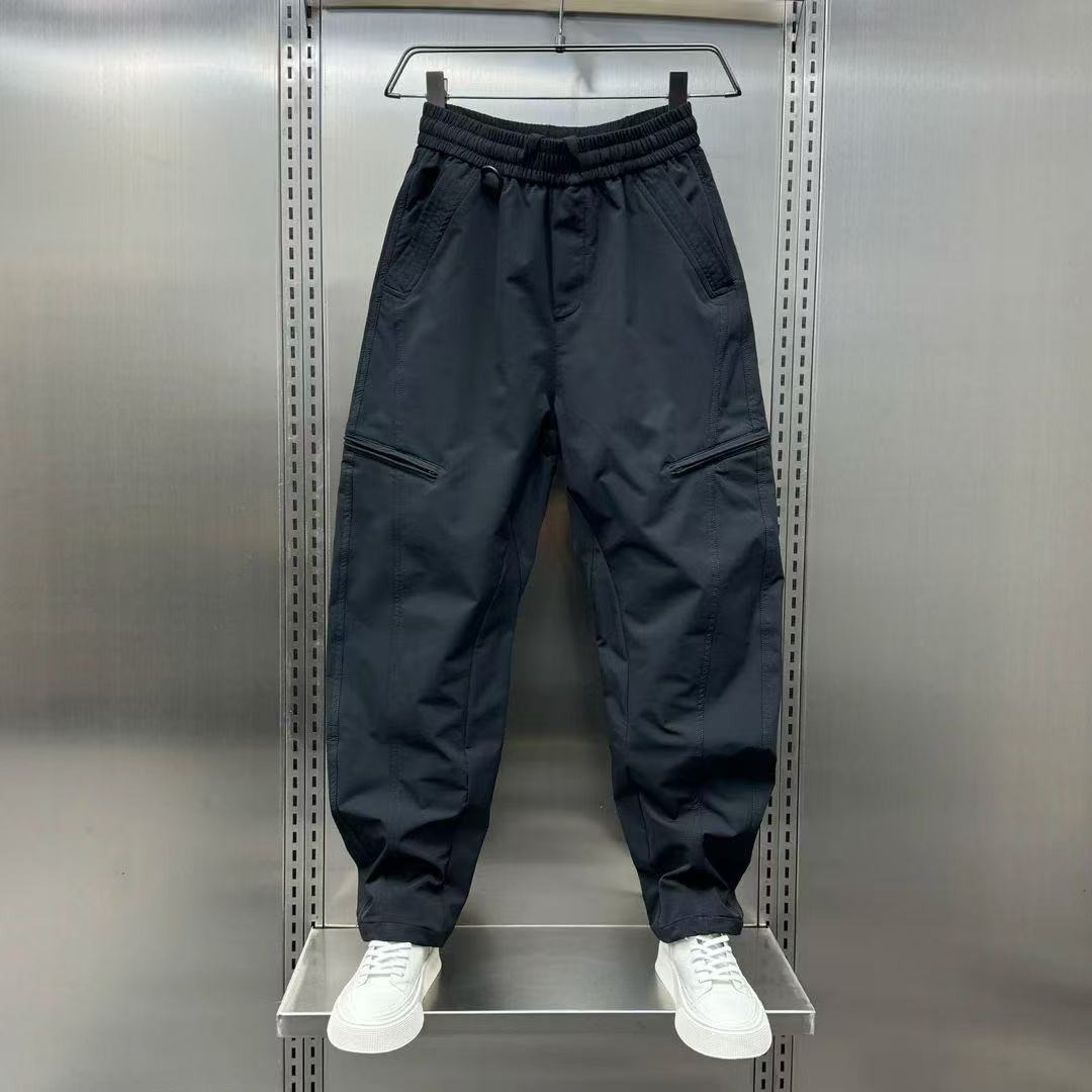 新しい男性カジュアルパンツスウェットパンツ韓国スタイルハイス - Winter Clothing Men Style のレビューと価格