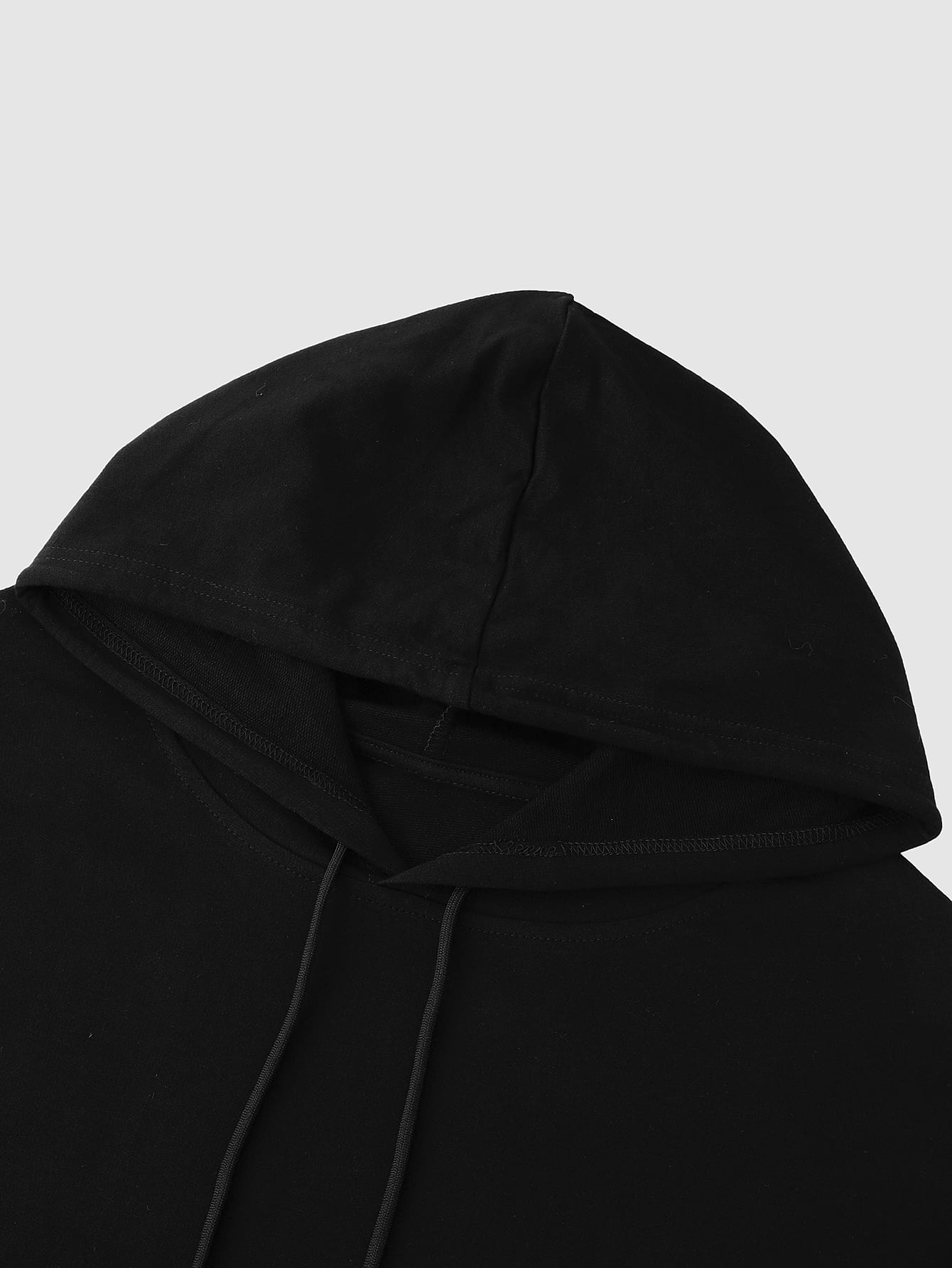 メンズプリントフリースパーカー,ストリートウェア,ヒップホッ - Winter Clothing Words のレビューと価格