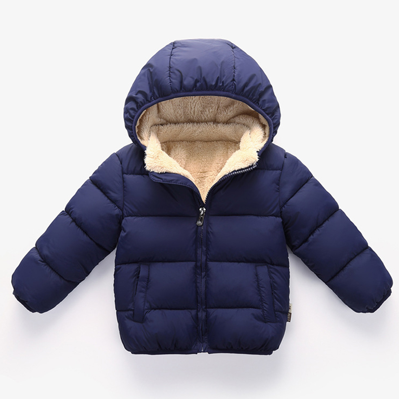 赤ちゃん子供コート冬厚いジャケット男の子のための暖かい豪華な - Winter Clothing For 1 Year Old Girl のレビューと価格