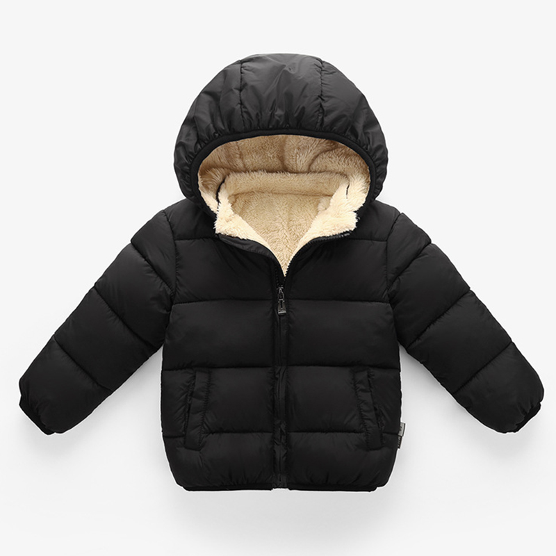 赤ちゃん子供コート冬厚いジャケット男の子のための暖かい豪華な - Winter Clothing For 1 Year Old Girl のレビューと価格