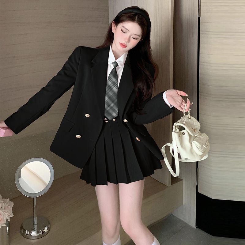 Pure Desire 女子大スタイルスーツ ショートジャケ - Winter Clothing Matching のレビューと価格