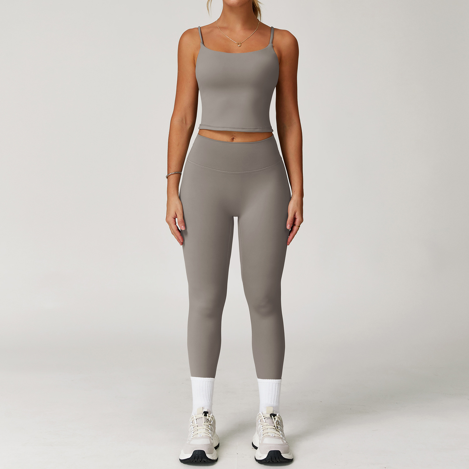 スポーツウェア レディース トラックスーツ 2ピース ヨガセ - Winter Clothing Logos のレビューと価格