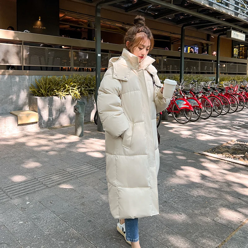 女性用フード付きコート,冬用防寒着,ロングキルティングジャケ - Winter Clothing Wholesale のレビューと価格