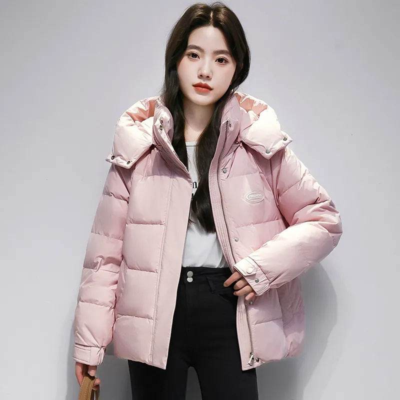 厚手のコットンダウンジャケット,ショートコート,フード付きカ - Yellow Winter Clothing のレビューと価格