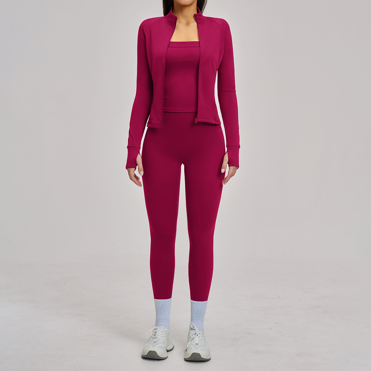 2/3点セット レディース トラックスーツ ヨガセット ワー - Winter Clothing Logos のレビューと価格