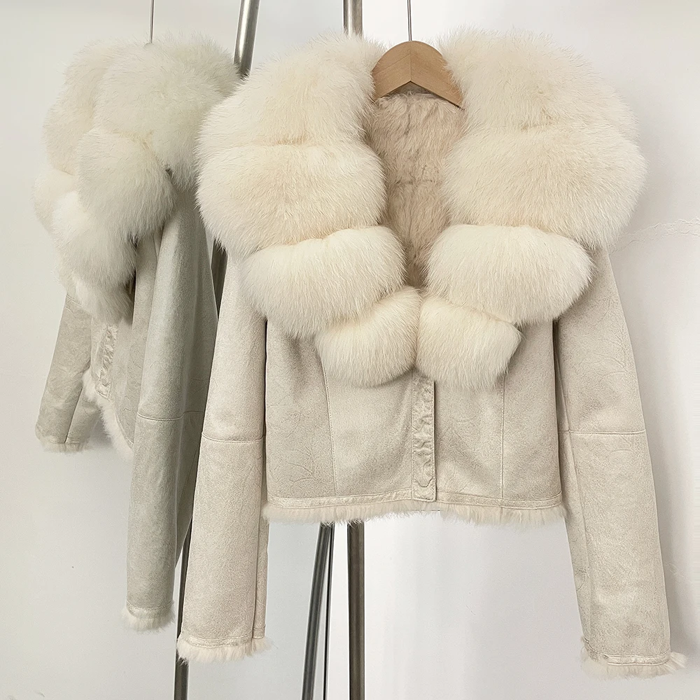 2025秋冬新作 ファー ジャケット スエード レザー 本物 - Winter Clothing Wholesale のレビューと価格