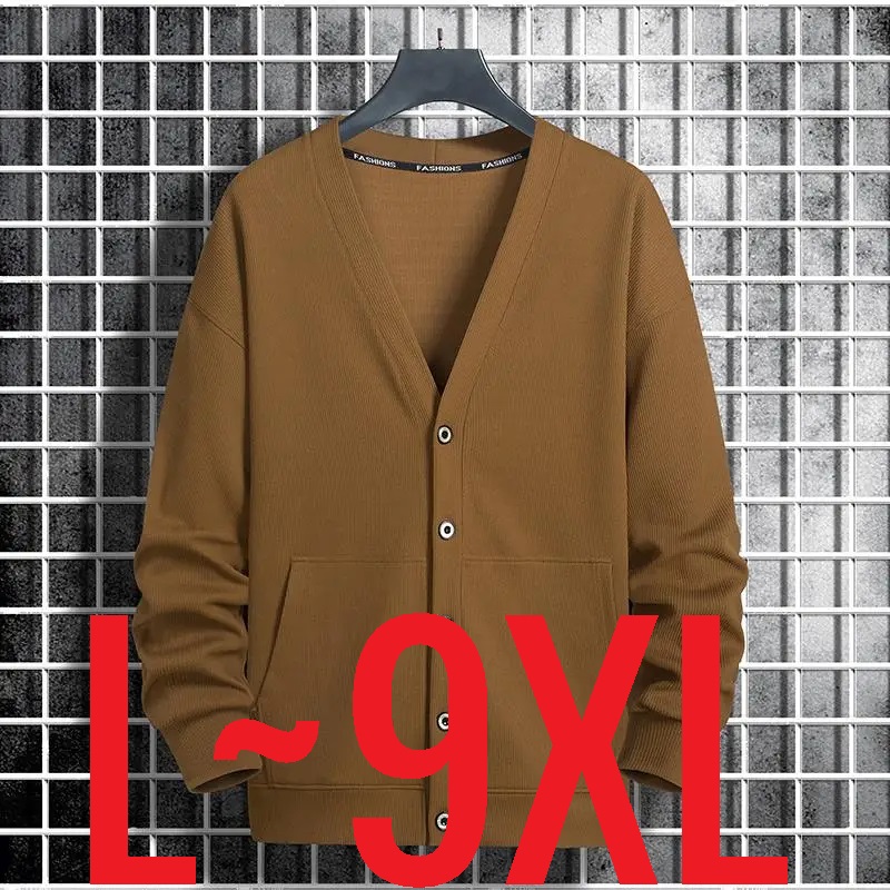 ニットカーディガン男性韓国スタイル固体ルーズオーバーフィット - Winter Clothing Matching のレビューと価格
