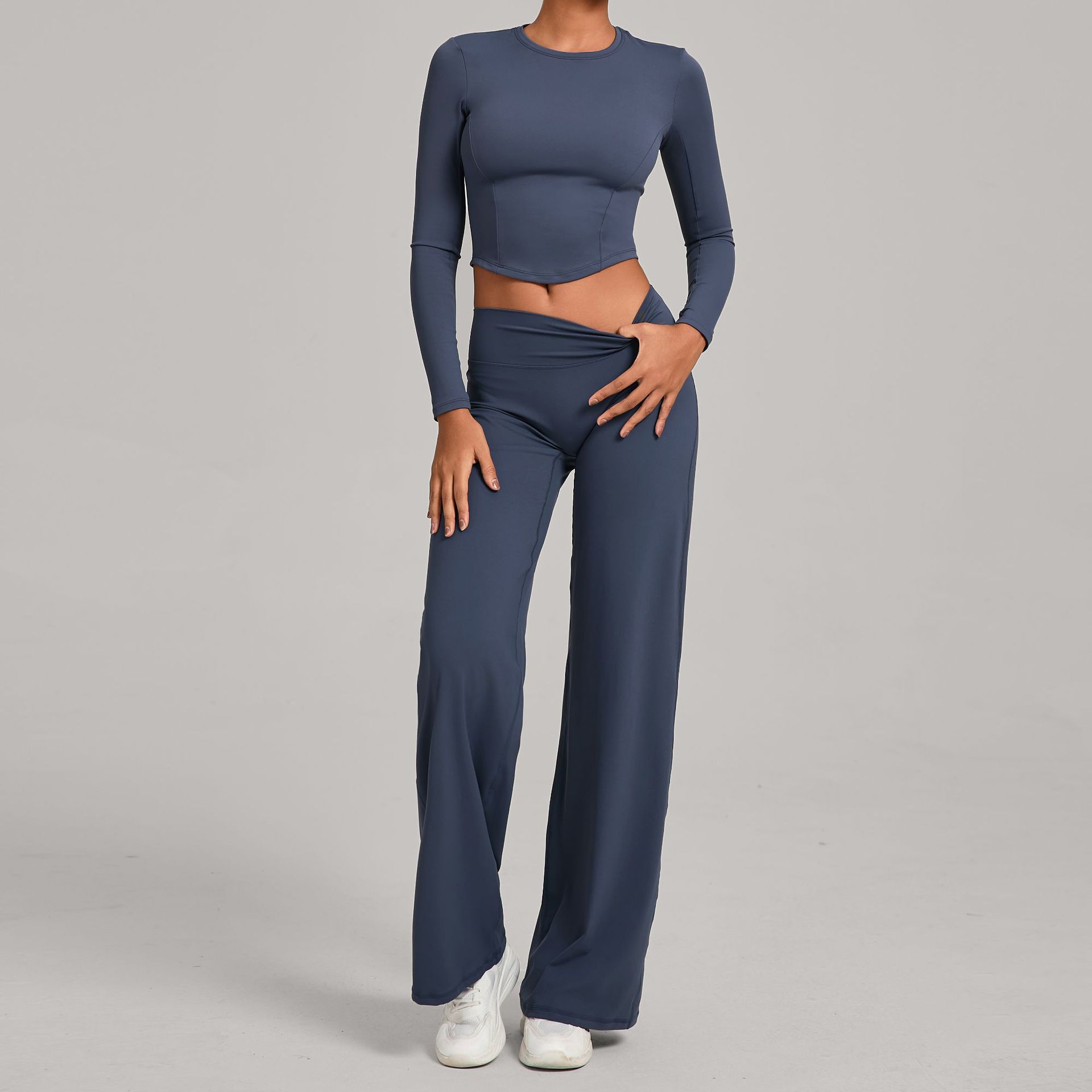 ジムウェア 2ピース ヨガスーツ スポーツセット レディース - Winter Clothing Logos のレビューと価格