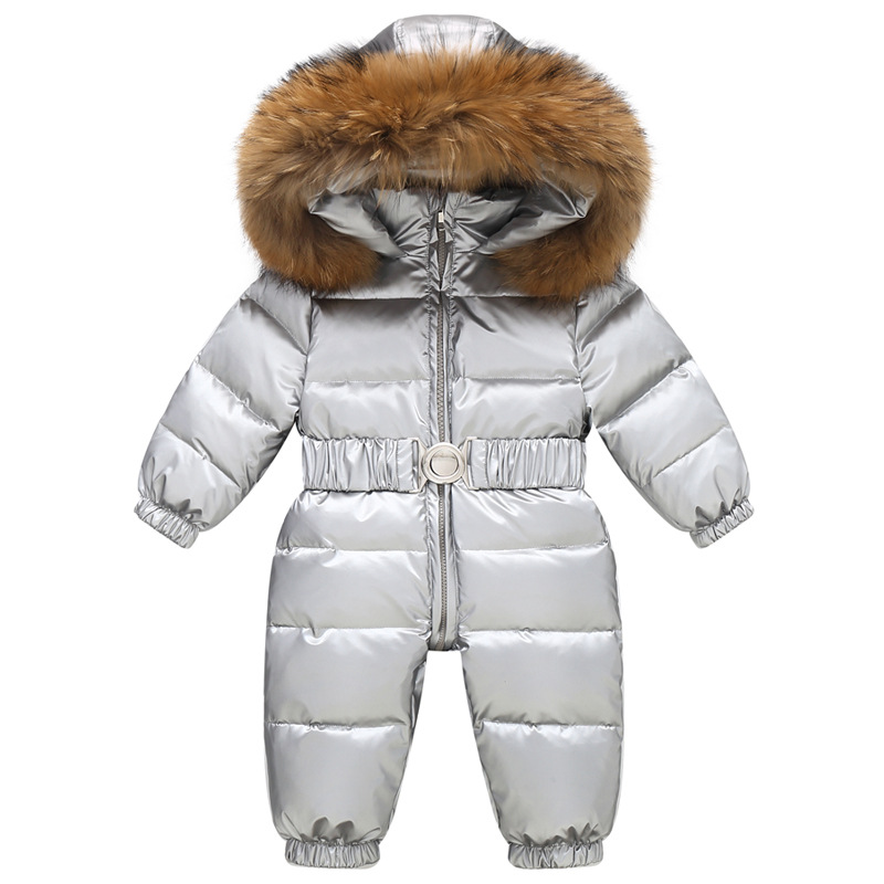 子供用フード付きダウンジャケット,男の子用の暖かいジャンプス - Winter Clothing Baby Girl のレビューと価格