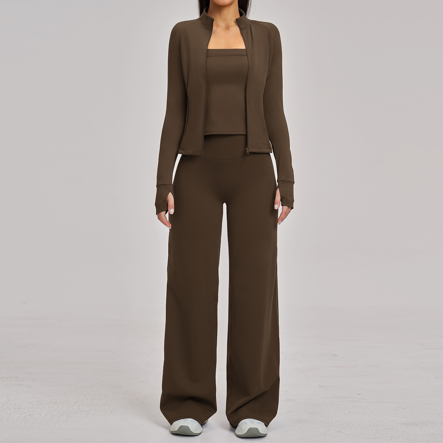 ヨガセット レディース スポーツウェア 2/3点セット ジム - Winter Clothing Logos のレビューと価格