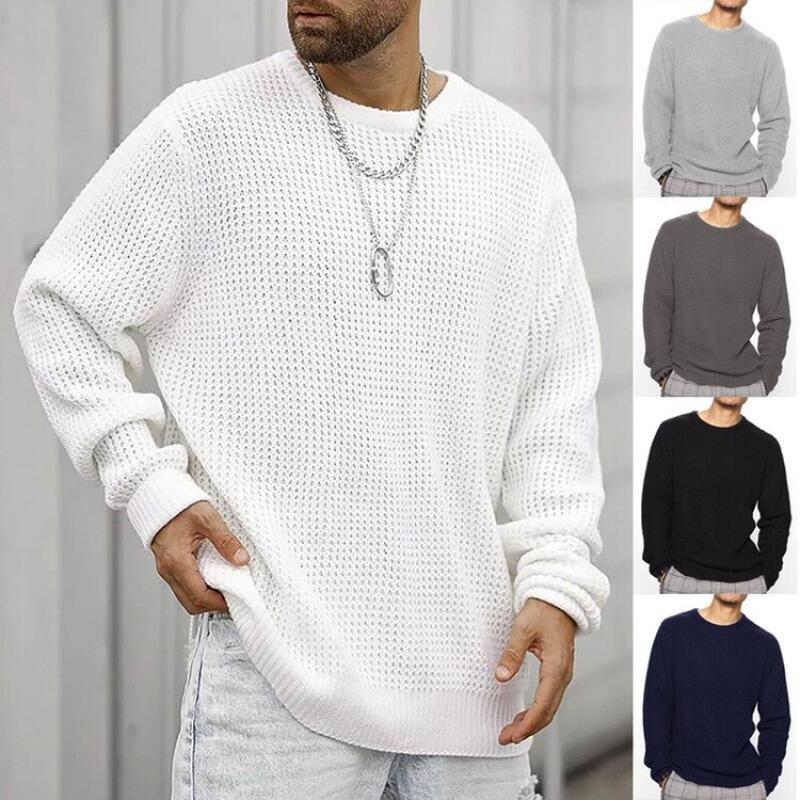 2026 男性ニットセーター春秋男性カジュアル暖かいプルオー - Winter Clothing Trends 2026 のレビューと価格