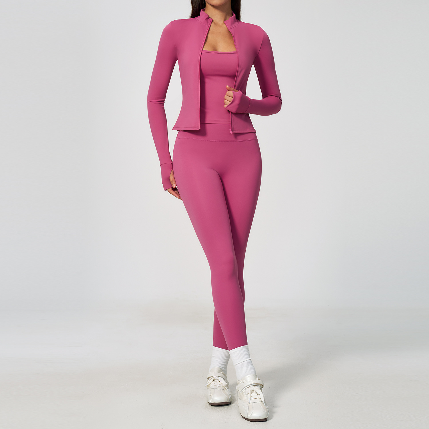 女性用ヨガセット 3点セット ワークアウトセット スポーツウ - Winter Clothing Logos のレビューと価格