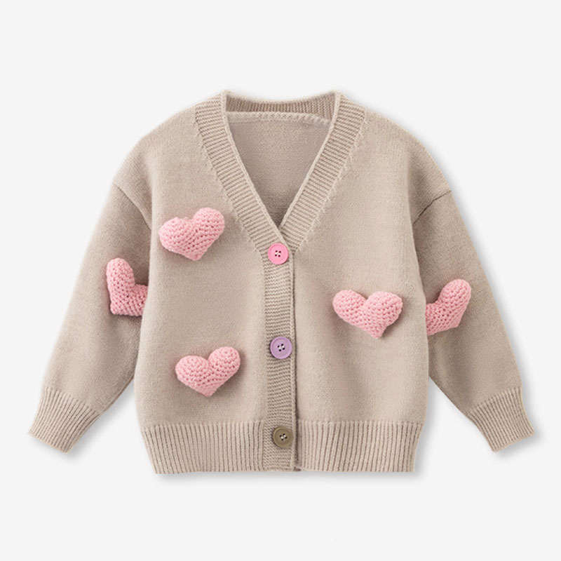 男の子と女の子のための3次元ニットカーディガン,子供のための - Winter Clothing For 1 Year Old Girl のレビューと価格
