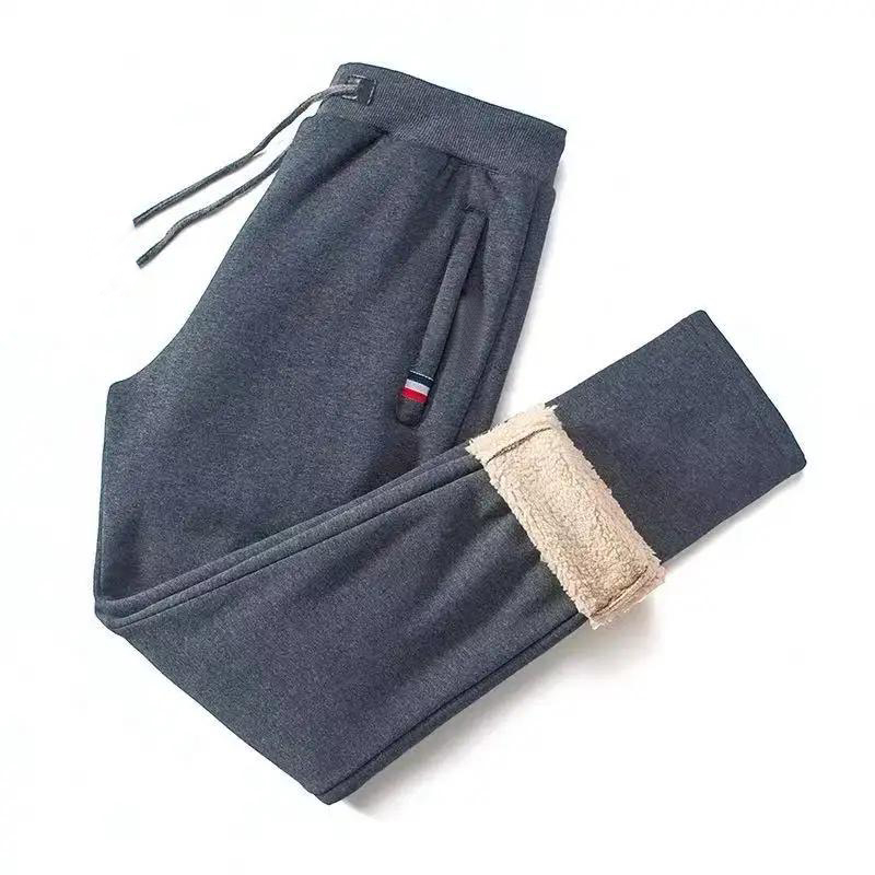 冬のメンズコットンタイトトラックパンツフリース裏地厚いラムス - Winter Clothing Wholesale のレビューと価格