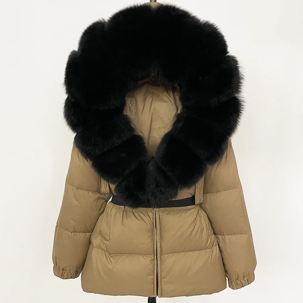90%ホワイトダックダウンコート ファッションフード付きリア - Winter Clothing Wholesale のレビューと価格