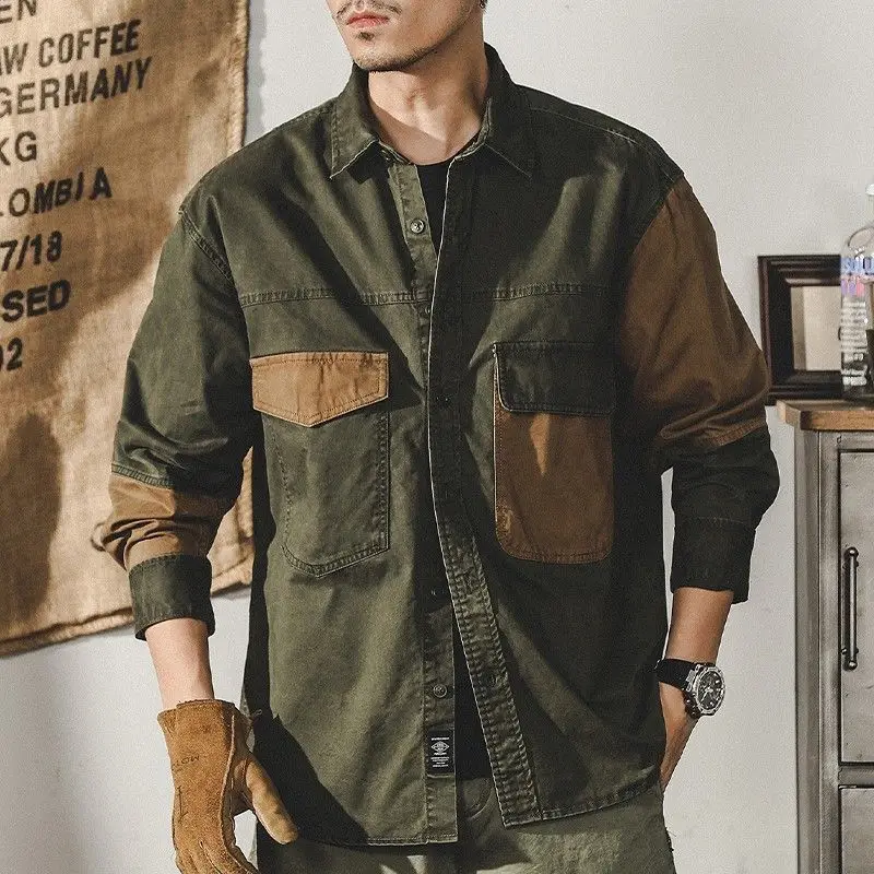 メンズボタンデニムジャケット,カウボーイコート,ポケット付き - Winter Clothing Men Style のレビューと価格