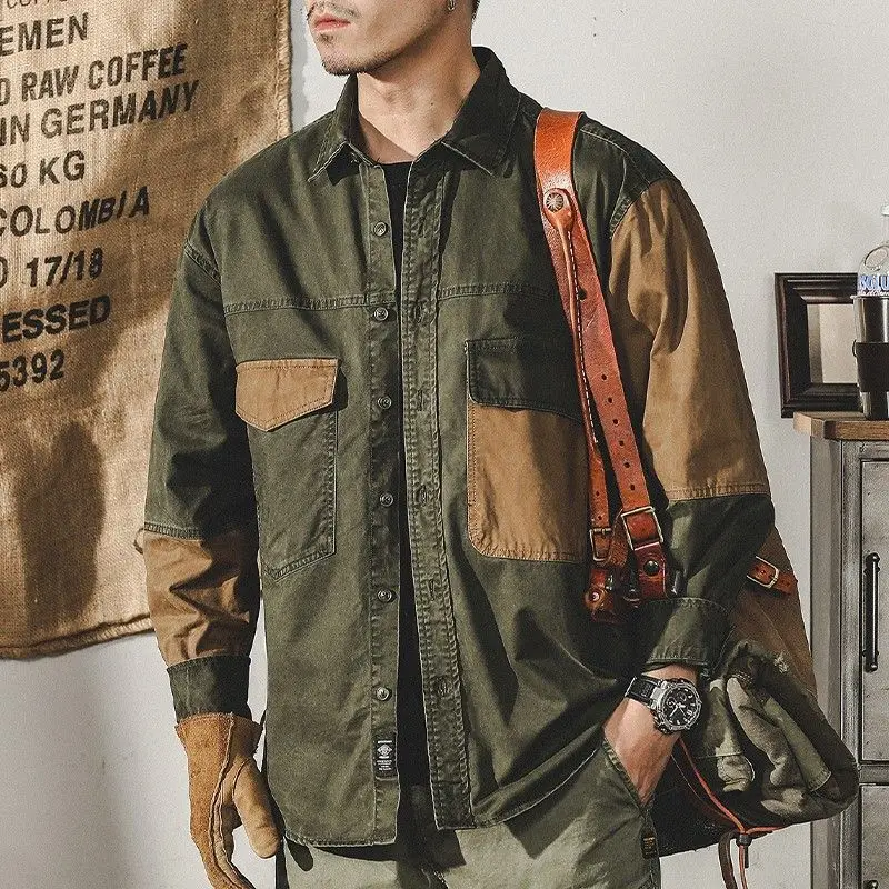メンズボタンデニムジャケット,カウボーイコート,ポケット付き - Winter Clothing Men Style のレビューと価格